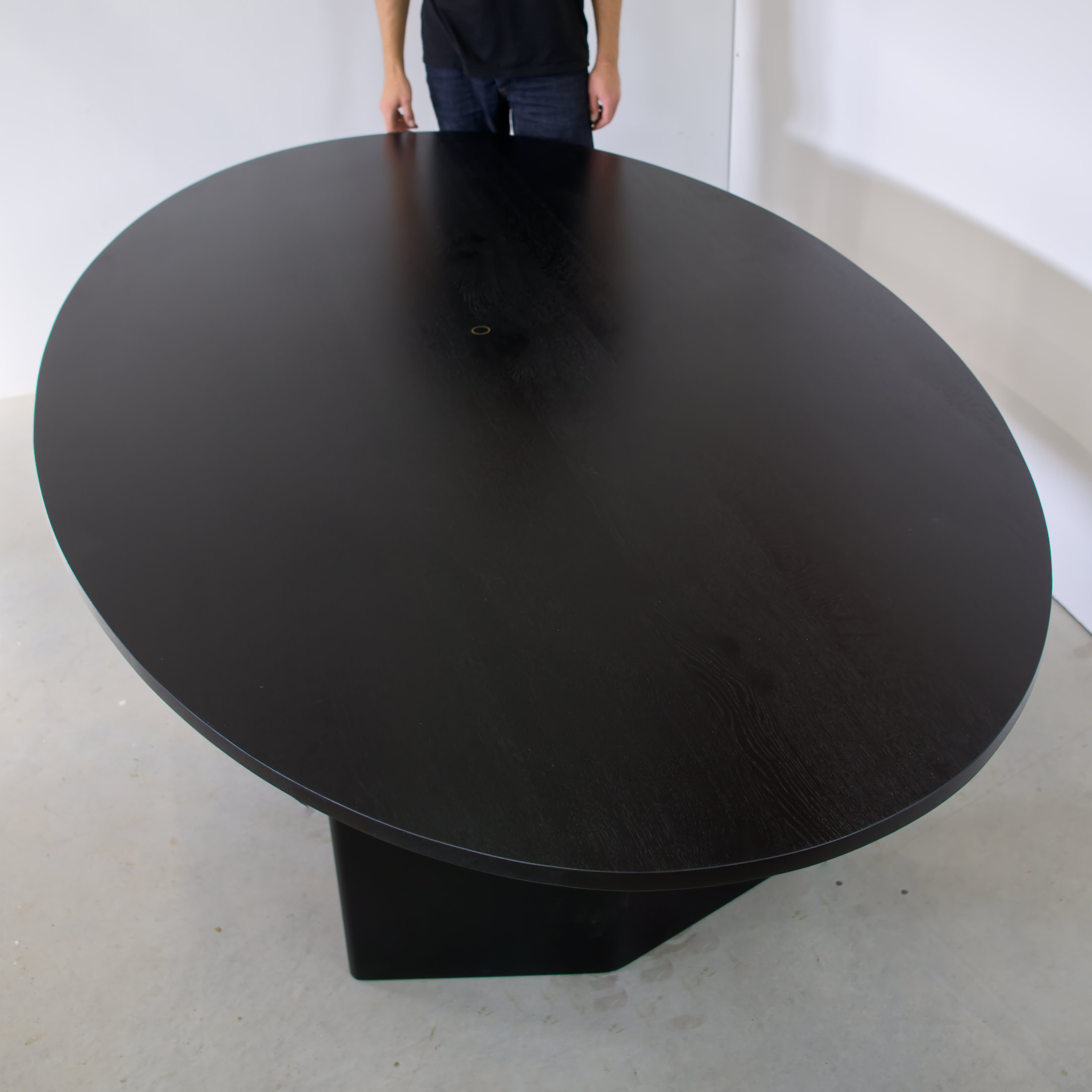 tisch eiche schwarz mit stühlen